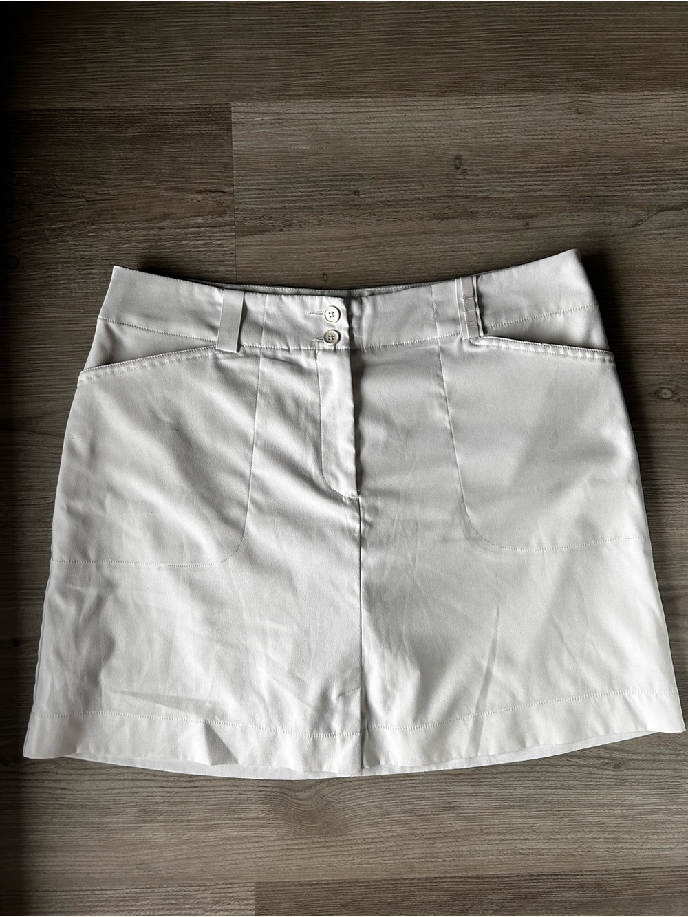 Nike Golf Dri-FIT white performance skort sz 12